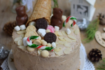 Świąteczny tort piernikowo-czekoladowy