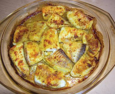 Ryba zapiekana w curry