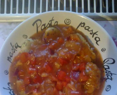 kuleczki ryżowe w sosie pomidorowym