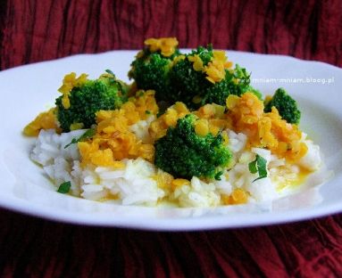 broccoli dal curry...