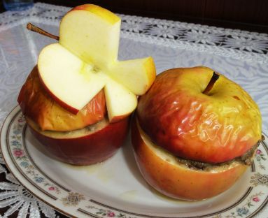 Jabłka faszerowane wątróbką
