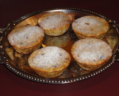 Muffinki z jabłkami i rodzynkami