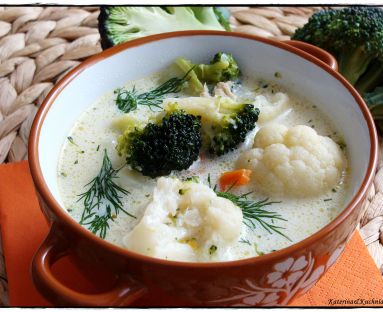 Zupa kalafiorowo-brokułowa