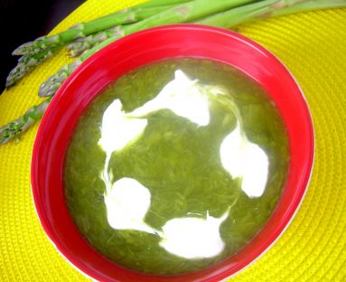 Zupa-krem z zielonych szparagów
