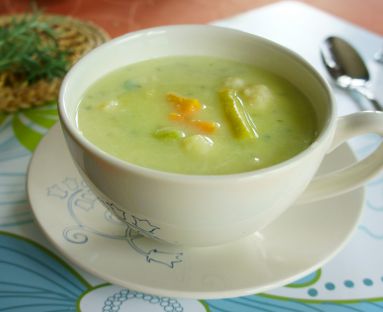 kremowa zupa-krem z cukinii