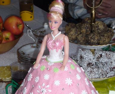 Tort Lalka Barbie