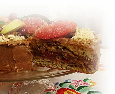 Bakaliowo-czekoladowy tort