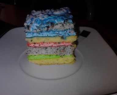 kolorowe ciasto