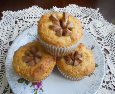 muffiny z kwiatkiem
