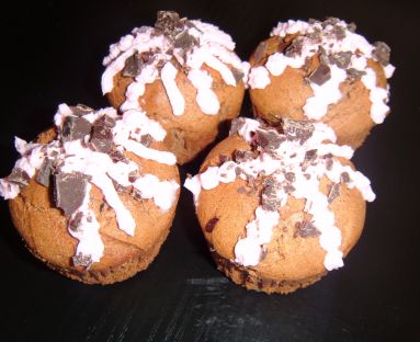 Muffinki z mleczną czekolada