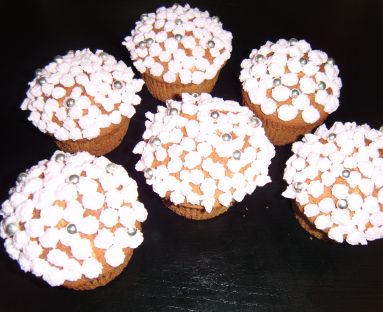 Muffinki z białą czekoladą