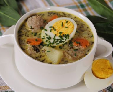 Szczawiowa zupa