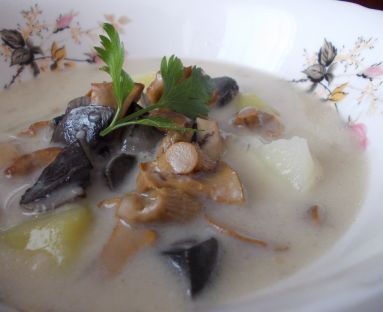 Tradycyjna zupa grzybowa