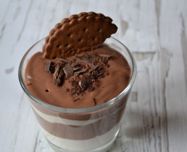 czekoladowo-jogurtowa zebra