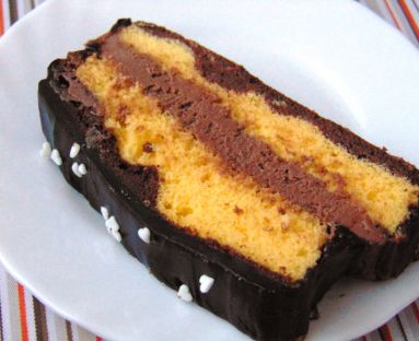 Ciasto czekoladowo-orzechowe.