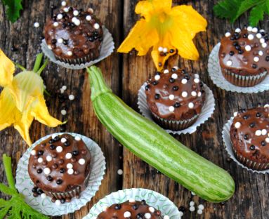 Cukiniowo- czekoladowe muffinki