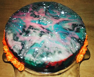 Glazura Galaxy cake