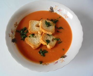 zupa jarzynowa przecierana z dodatkiem kapusty włoskiej