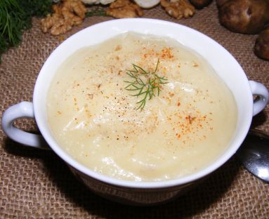 Kremowa zupa z topinambura i kalafiora