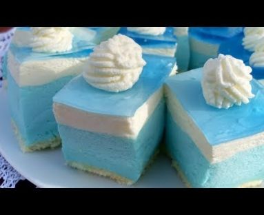 Przepis na niebieskie ciasto Królowa Śniegu