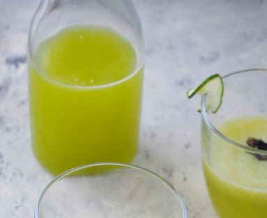 Lemoniada ogórkowo-cytrynowa z miodem