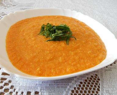 Zupa krem marchewkowo kukurydziana