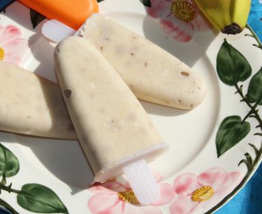 Lody jogurtowo-bananowe z masłem orzechowym