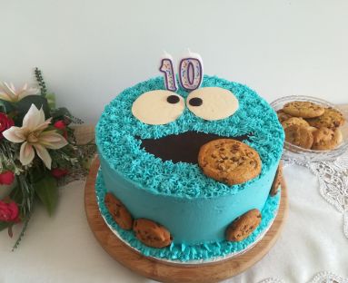 Tort urodzinowy ''Ciasteczkowy Potwór''