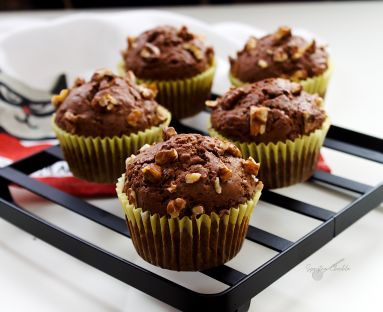 Muffinki kakaowo-orzechowe