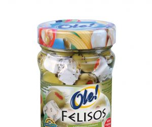 Felisos ser solankowy z zielonymi oliwkami w oleju z ziołami