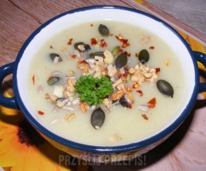Zupa krem z białych warzyw z topinamburem