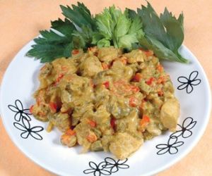 Curry drobiowo-kefirowe