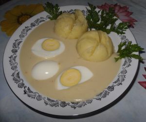 jajka w sosie musztardowym