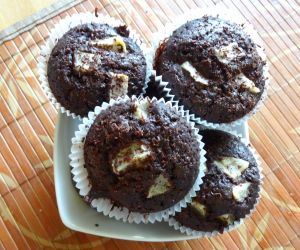 muffinki gruszkowo-czekoladowe