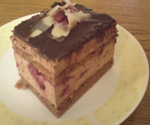 ciasto czekoladowo- wiśniowe