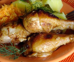 musztardowo-miodowe pałki z kurczaka