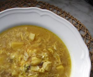 Czeska zupa czosnkowa