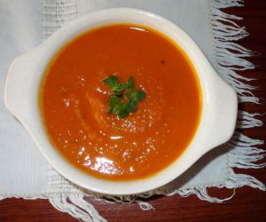 Zupa krem pomidorowo marchewkowa