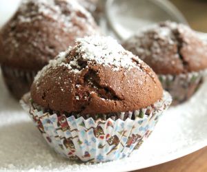 Mocno czekoladowe muffinki wg Jagi85