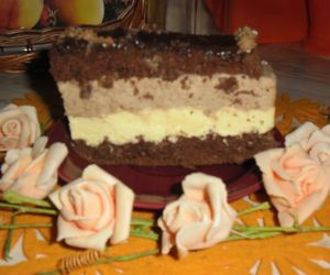 Tort kawowo- budyniowy