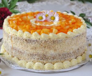 Tort bakaliowo - owocowy