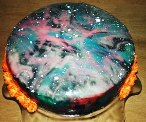 Glazura Galaxy cake