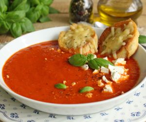 Paprykowo-pomidorowa zupa krem