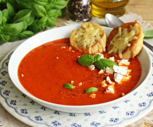 Paprykowo-pomidorowa zupa krem