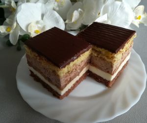 Ciasto tortowe, serowo-czekoladowe