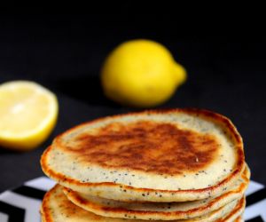 Cytrynowe pancakes z makiem