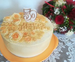 Tort jubileuszowy na 50 lat