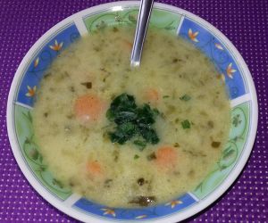 zupa ogórkowa z ryżem wg Martula85