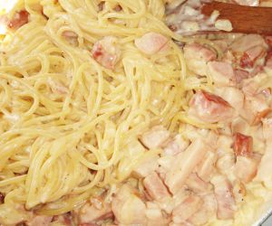 Spaghetti a'la carbonara wg Joanna Kryla