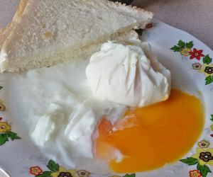jajka gotowane w folii